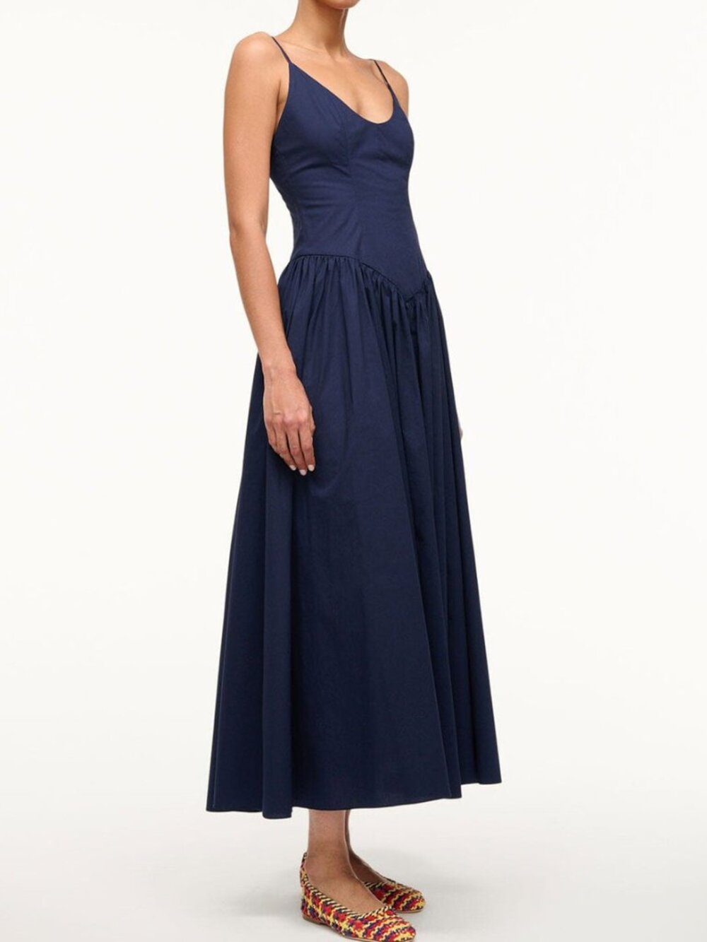 NWT | STAUD Dena Dress | Navy | Size 2